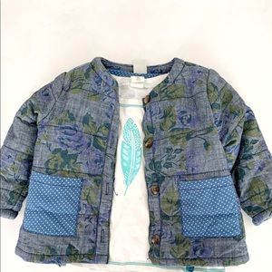 Matching shirt and jacket set